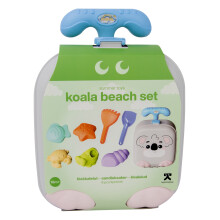 Zestaw zabawek plażowych z wózkiem Koala, 8 elementów
