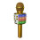 Pfl Karaoke Mic Party Speaker Gold 1