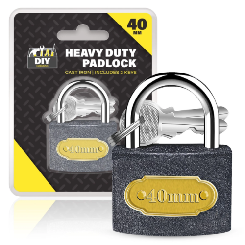 2PK 40mm Heavy Duty Outdoor Padlocks