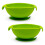 Callowesse Baby Silicone Suction Bowl Green 2pk 1