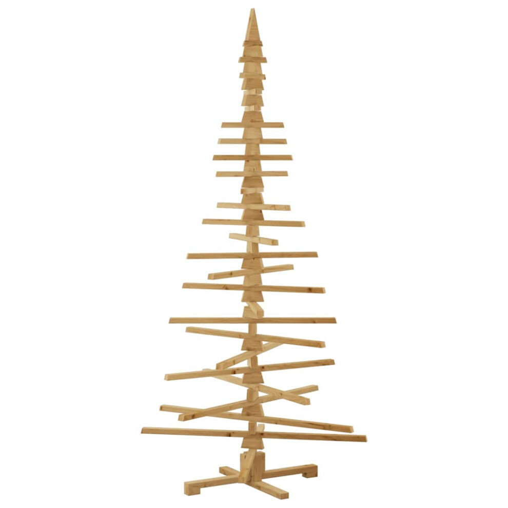 vidaXL Wooden Christmas Tree KOTKA Solid Pine Wood - Image 2