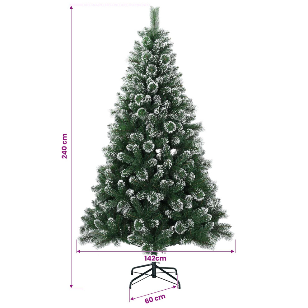 Vidaxl Artificial Christmas Tree With Bauble 240 Cm 300 Leds