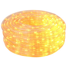 vidaXL Christmas LED Rope Light 120 LEDs Yellow 5 m
