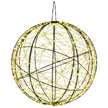 vidaXL Christmas Finial Light 750 LEDs Warm White Diameter 50 x 52 cm