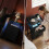 Bedside Tables Set of 2, Charging Station & LED Light, Black 3