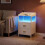 Bedside Tables Set of 2, Charging Station and LED, White 7