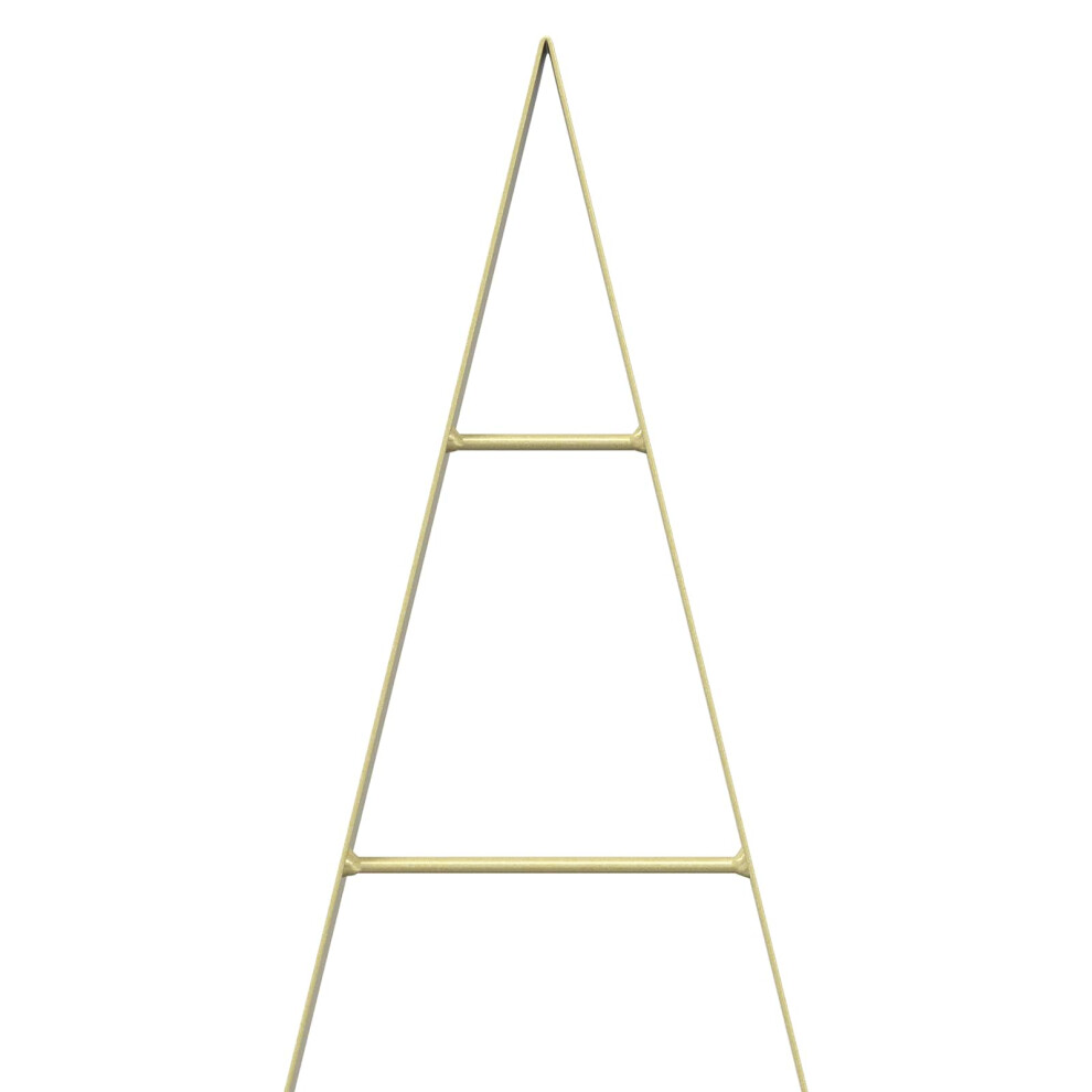 Vidaxl (Gold, 210 Cm) Metal Christmas Tree Black 60 Cm Steel