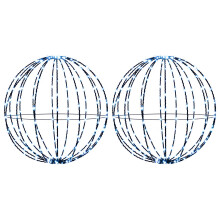 (Blue, 30 cm) vidaXL Christmas Finial Light 96 LEDs Warm White Diameter 30 x 32 cm