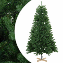 (240 cm) vidaXL Artificial Christmas Tree 240 cm PVC and Solid Pine Wood Green