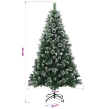 (150 cm) vidaXL Artificial Christmas Tree 210 cm PVC and Metal Green