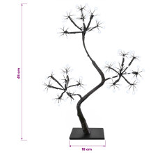 (Black (cold white), 45 cm) vidaXL S-Shape LED Christmas Tree 2 pcs White 18 x 18 x 45 cm Steel
