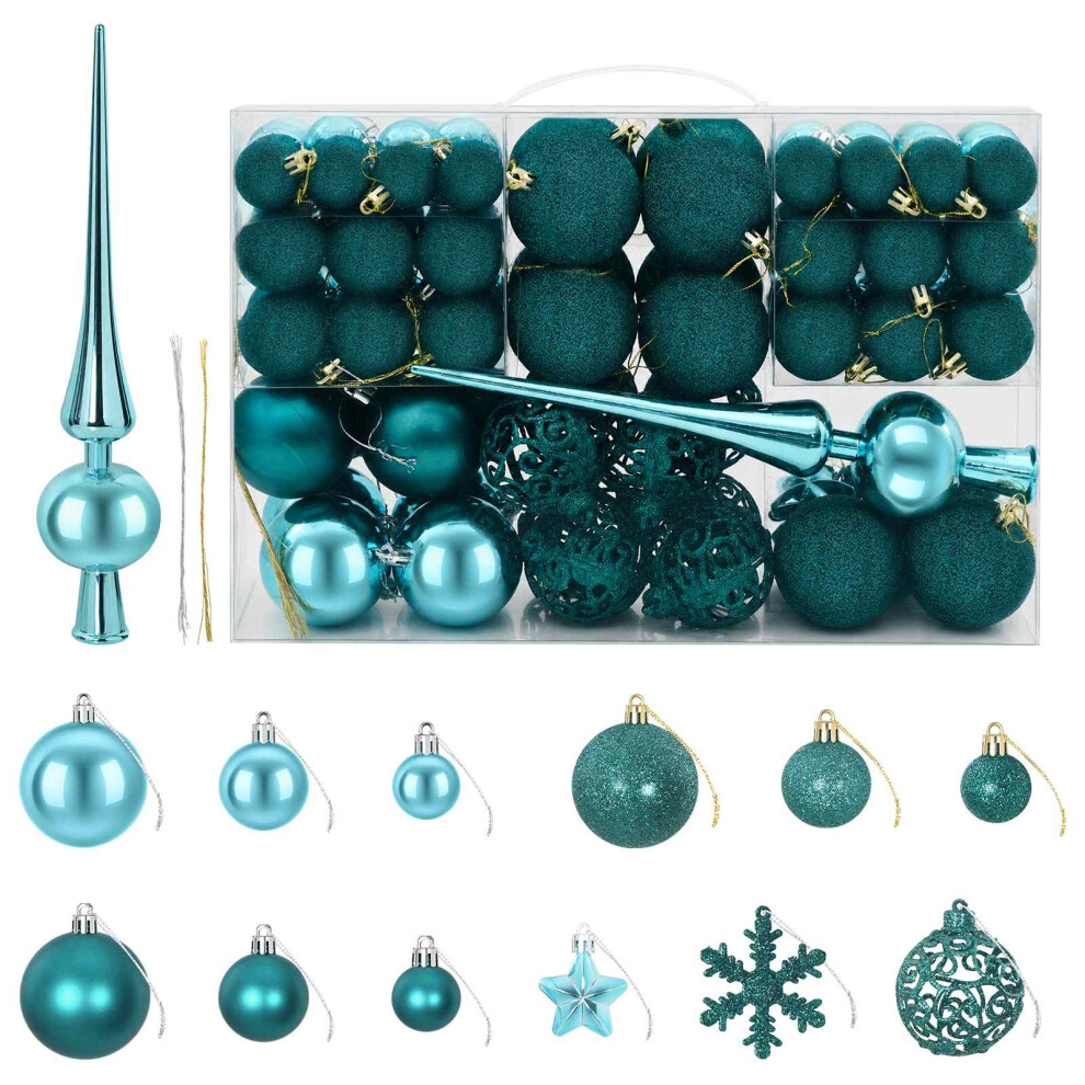Vidaxl (Green) Christmas Ball Set 111 Pcs Brown And Gold 6 Cm Polystyrene