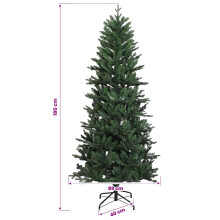 vidaXL Artificial Hinged Christmas Tree 180 cm PVC and PE Green