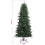 VidaXL vidaXL Artificial Hinged Christmas Tree 210 cm PVC and PE Green 1