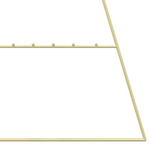 (Gold, 180 cm) vidaXL Metal Christmas Tree KUOPIO 180 cm Steel White