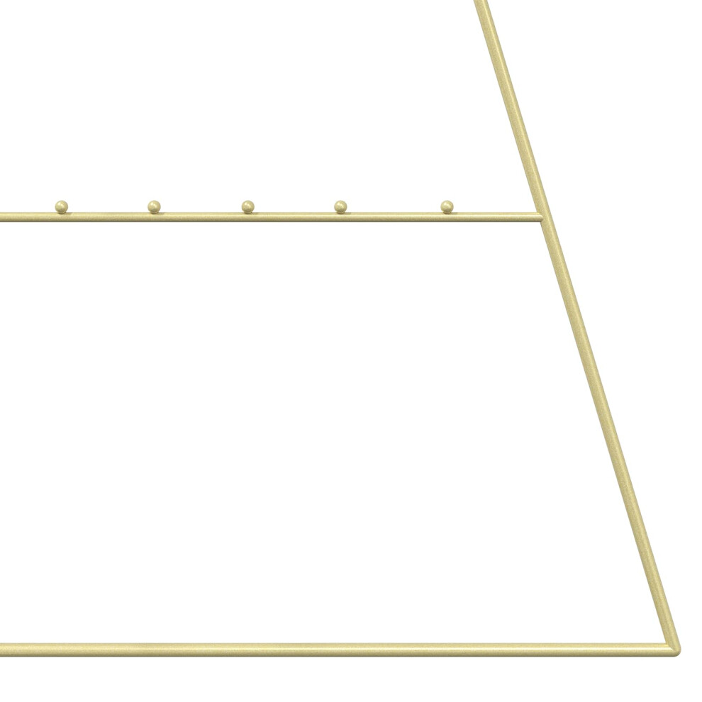 Vidaxl (Gold, 180 Cm) Metal Christmas Tree Kuopio 180 Cm Steel White - Image 2