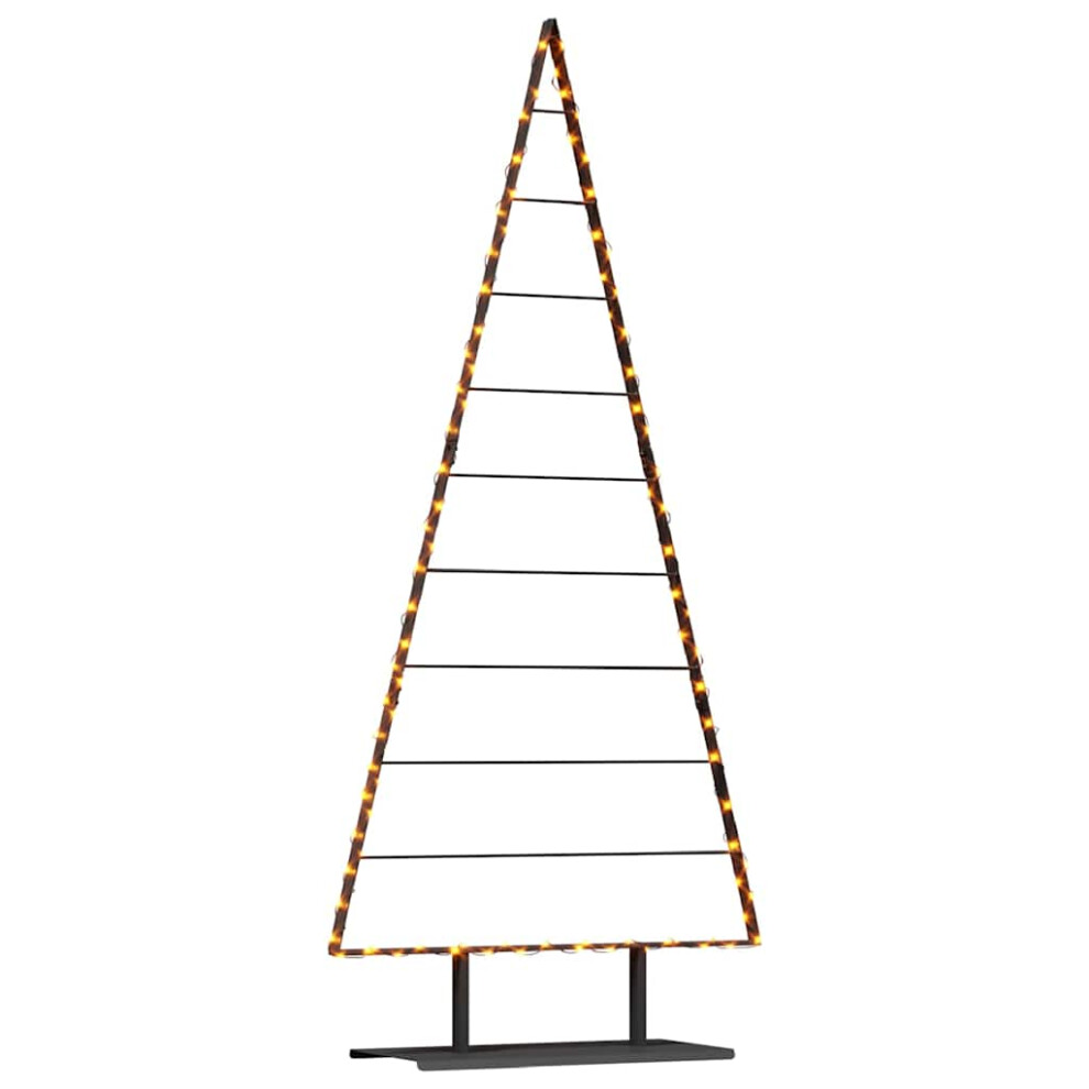Vidaxl (Black, 210 Cm) Metal Christmas Tree Black 60 Cm Steel