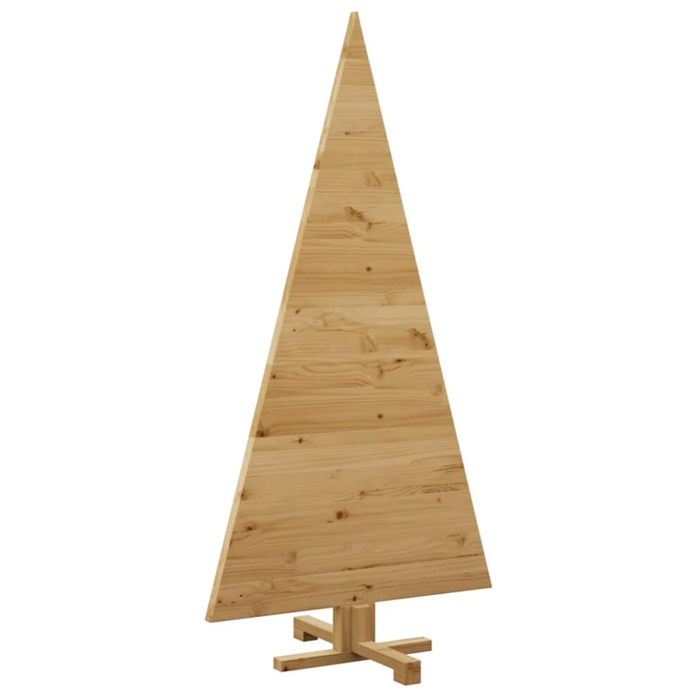 Vidaxl (Brown Finish, 150 Cm) Christmas Trees Kotka 60 Cm Solid Pine Wood Natural