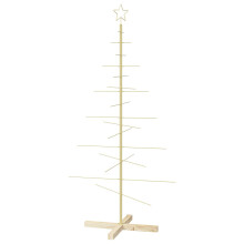 (Gold, 150 cm) vidaXL Metal Christmas Tree Black 59.5 cm Powder-coated steel