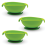Callowesse Baby Silicone Suction Bowl Green 3pk 1