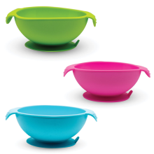 Callowesse Baby Silicone Suction Bowl Mixed 3pk