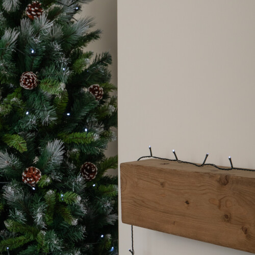 100m 1000 LED Multi-Action Christmas String Lights in Cool White 2