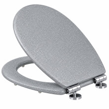 Stylish Durable 18"MDF Glitter Coating Toilet Seat Bathroom Furniture