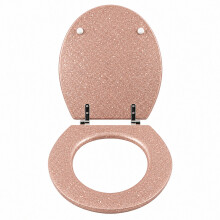 Stylish Durable 18"MDF Glitter Coating Toilet Seat Bathroom Essential
