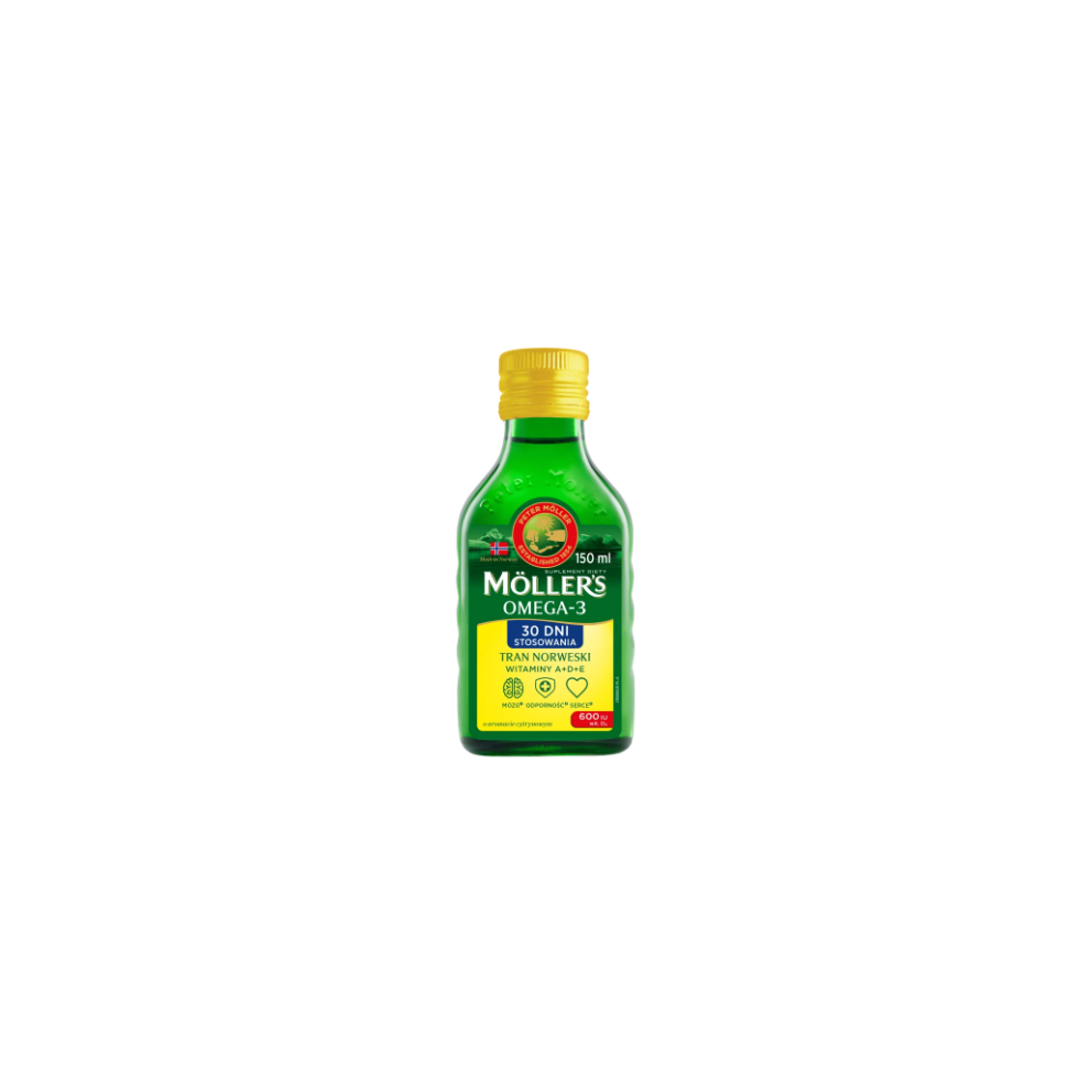 Moller's Norwegian Cod Liver Oil, Lemon 150 Ml