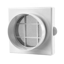 Air System Duct Air Filter Ducts for Pipe Air Aluminum Alloy Filter Mesh Filters Out Insects and Dust A