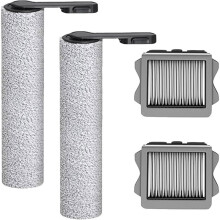 Replacement Roller Brush & HEPA Filters Kit for GO H20 HammerHead Cordless Wet & Dry Vacuum Cleaner