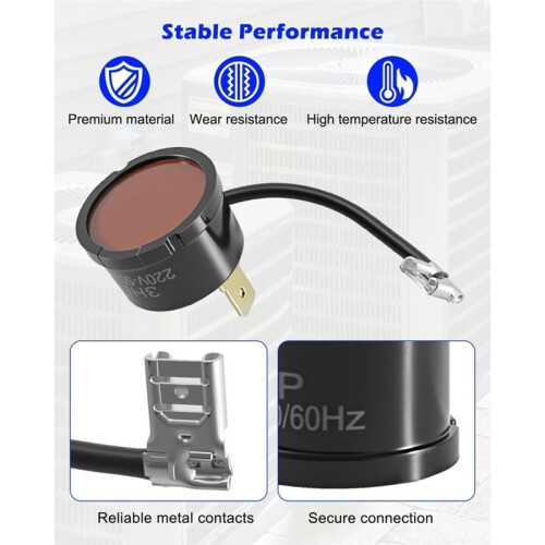3HP 2250W Air Conditioner Dehumidifier Compressor Overload Protector,for AC RV System Dehumidifier Overheating 1