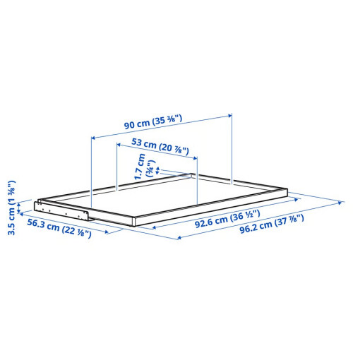 ZRIZAURA KOMPLEMENT Pull-Out Tray Insert 100x58cm 2