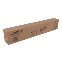 Telescopic Dusting Brush 80-250 cm with 2 Microfibre Heads, 4-in-1, Grey