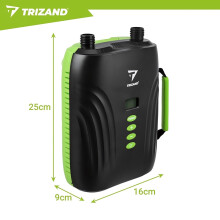 Rechargeable SUP Pump 20 PSI with LCD and 4000 mAh Battery, 6 Nozzles, USB-C