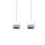 USB-C to USB-C Charging Cable 1.00 m, USB 2.0, 480 Mbps, 60 W, White 1