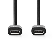 USB-C to USB-C Charging Cable 2.00 m, USB 2.0, 480 Mbps, 60 W, Black