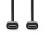USB-C to USB-C Charging Cable 3.00 m, USB 2.0, 480 Mbps, 60 W, Black 1