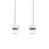 USB-C to USB-C Cable 2 m, USB 3.2 Gen 1, 60 W, 4K@60Hz, 5 Gbps, White 1