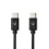 USB-C to USB-C Charging Cable 2.00 m, USB 2.0, 480 Mbps, 60 W, Black 2