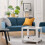 ZRIZAURA TINGBY Side Table on Castors 50x50cm 4