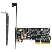 Karta Rozszerzeń PCIe 3.0 X4 do USB 3.2 Gen2x2 Typu C, Adapter 20 Gb/S do Zewnętrznego Dysku SSD NVMe, Kompatybilna z Obudową ATX SFF