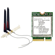 NFA765 WIFI 6E WiFi Card +10dbi External Antenna AX6000 Tri Band Wireless Network Card 5.2 for Win 10 11