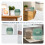 Reusable Dehumidifier 1000ml - 2 Refill Tabs Sage 6
