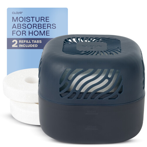Airsip Refillable Interior Dehumidifier 500ml Navy