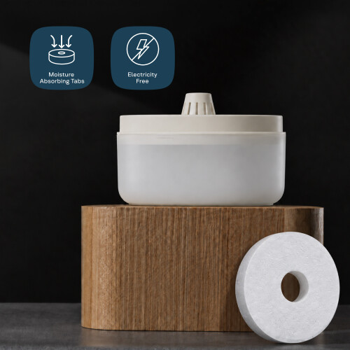 4 Pack Refillable Interior Dehumidifier Tab 300g 1