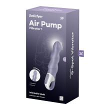 Satisfyer Air Pump Vibrator 1 Mauve Sex Toy G-Spot Vibrator Vibrating Dildo