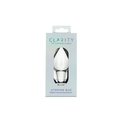 Clarity Glass Dildo - Utopian Bud - Glass Sex Toy for Adults
