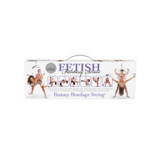Pipedream Fetish Fantasy Bondage Sex Swing Equipment White - BDSM Bedroom Accessories for Couples