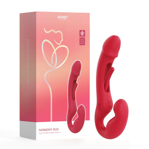 HPB - Harmony Duo - Strapless Strap - on (App) - Strap On Dildo Harness